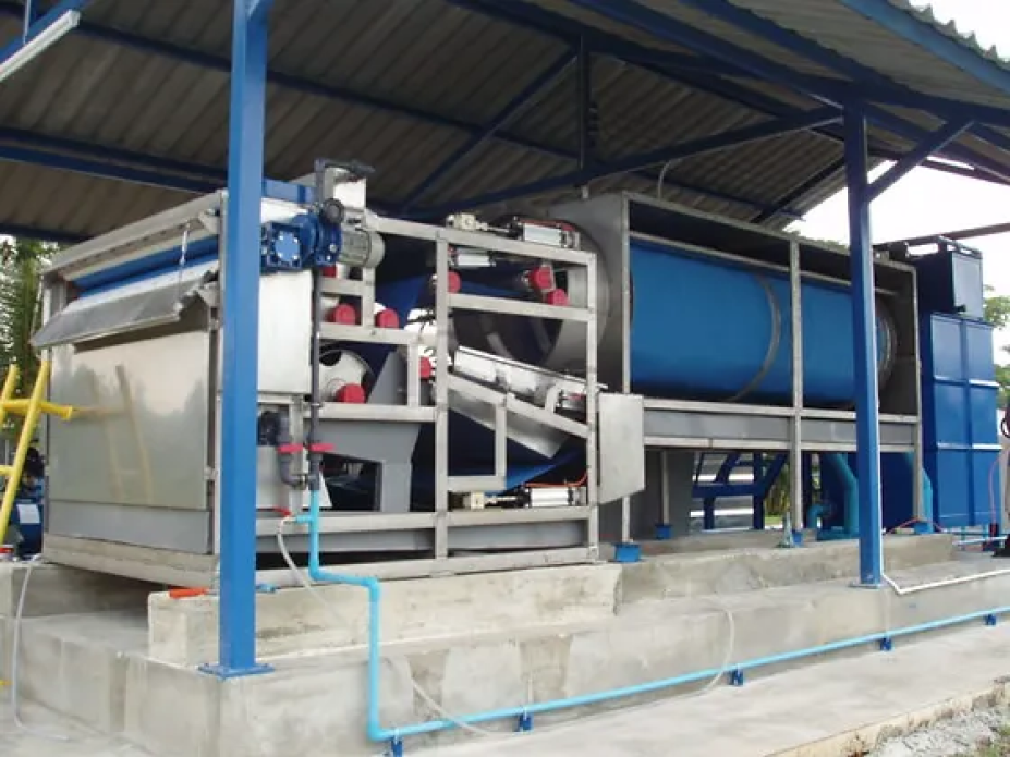 Belt Filter Press (เครื่องรีดตะกอนชนิดสายพาน)